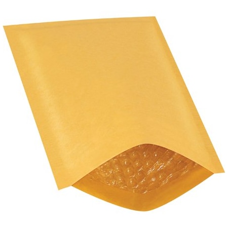 Bsc Preferred 6 x 10'' Kraft No 0 Heat-Seal Bubble Mailers, 250PK B853